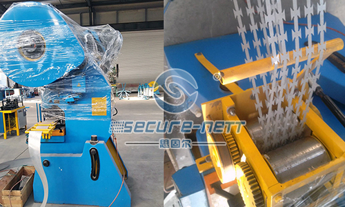 China Double Strands Barbed Wire Mesh Machine