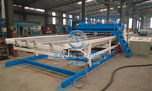 China Reinforced Rebar Mesh Welded Machine PLC Control