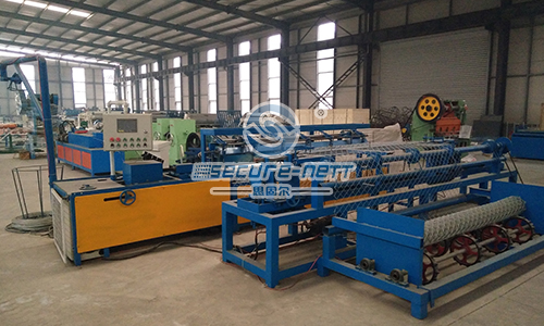 Single Spiral Fully Automatic Chain Link Wire Fence Machine